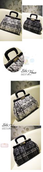 หมดค่ะ กระเป๋าLuluhouse รุ่น L115-02BW กระเป๋าแฟชั่นเกาหลี ดูหรู และเนี๊ยบมากๆ ค่ะ